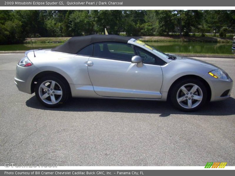 Quicksilver Pearl / Dark Charcoal 2009 Mitsubishi Eclipse Spyder GS