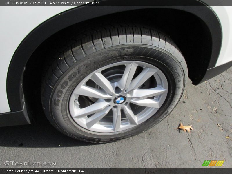 Alpine White / Canberra Beige 2015 BMW X5 xDrive35i
