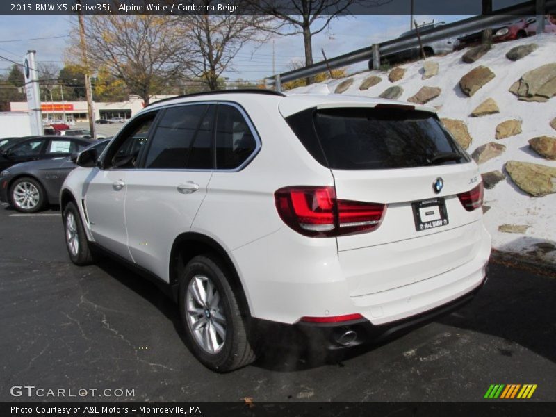 Alpine White / Canberra Beige 2015 BMW X5 xDrive35i