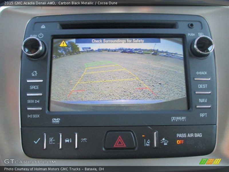 Carbon Black Metallic / Cocoa Dune 2015 GMC Acadia Denali AWD