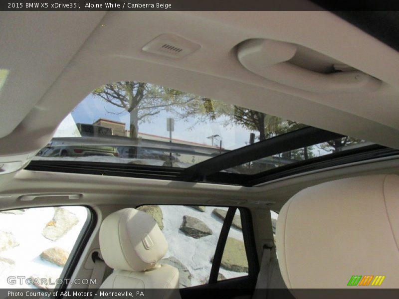 Alpine White / Canberra Beige 2015 BMW X5 xDrive35i