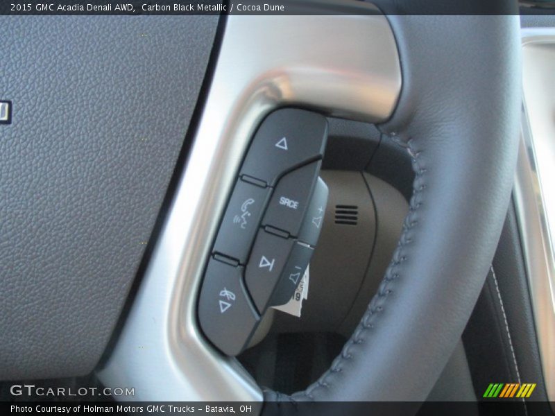 Carbon Black Metallic / Cocoa Dune 2015 GMC Acadia Denali AWD
