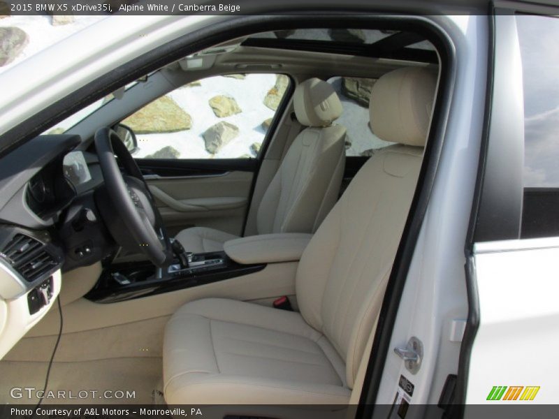 Alpine White / Canberra Beige 2015 BMW X5 xDrive35i