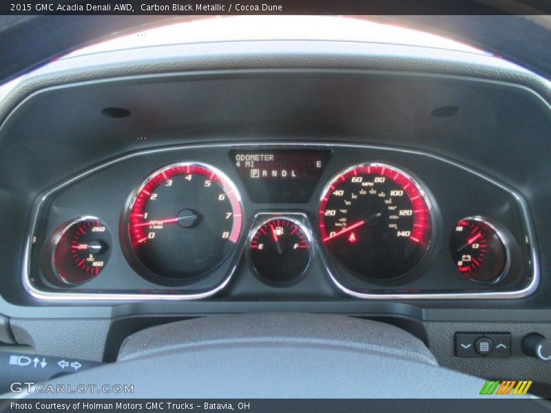 Carbon Black Metallic / Cocoa Dune 2015 GMC Acadia Denali AWD