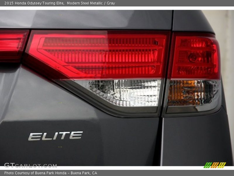 Modern Steel Metallic / Gray 2015 Honda Odyssey Touring Elite