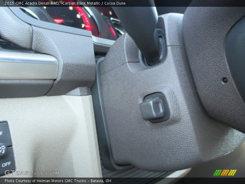 Carbon Black Metallic / Cocoa Dune 2015 GMC Acadia Denali AWD