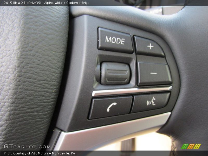 Alpine White / Canberra Beige 2015 BMW X5 xDrive35i