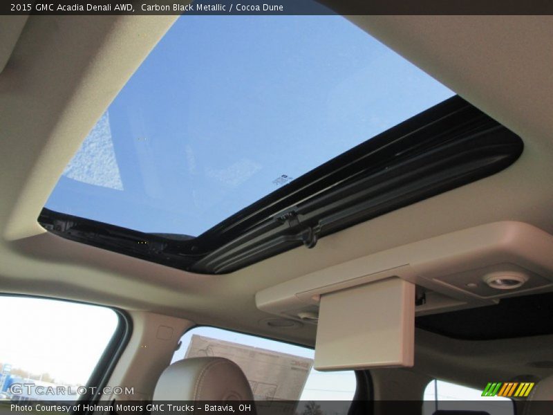 Carbon Black Metallic / Cocoa Dune 2015 GMC Acadia Denali AWD