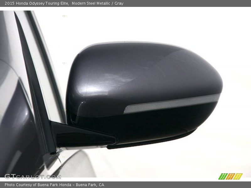 Modern Steel Metallic / Gray 2015 Honda Odyssey Touring Elite