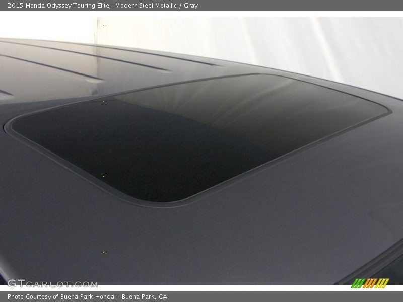 Modern Steel Metallic / Gray 2015 Honda Odyssey Touring Elite