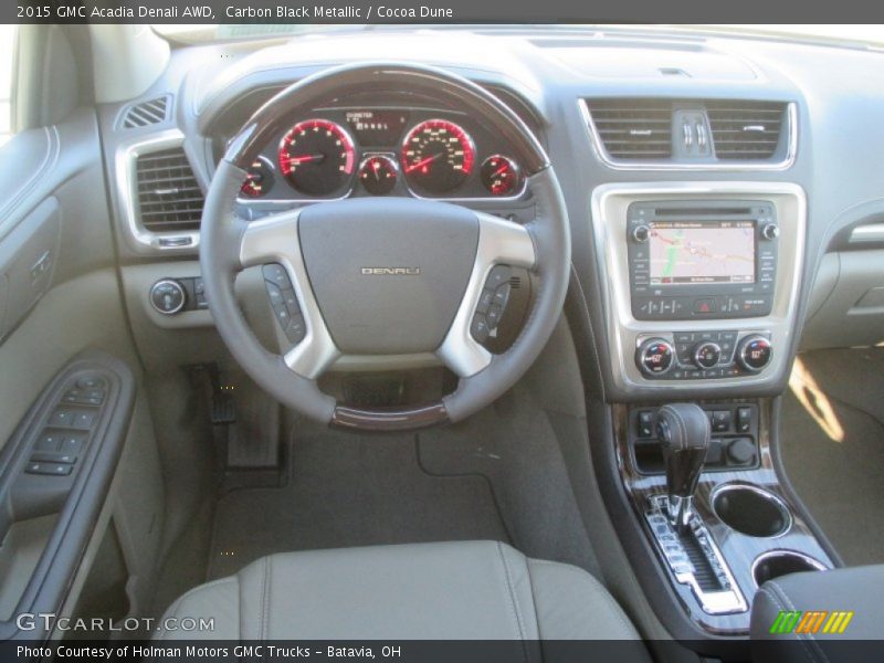 Carbon Black Metallic / Cocoa Dune 2015 GMC Acadia Denali AWD