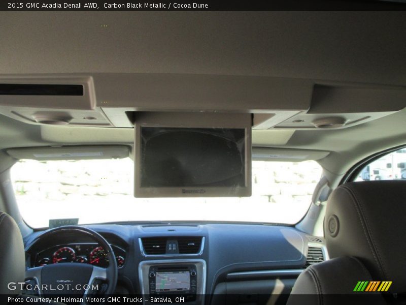 Carbon Black Metallic / Cocoa Dune 2015 GMC Acadia Denali AWD