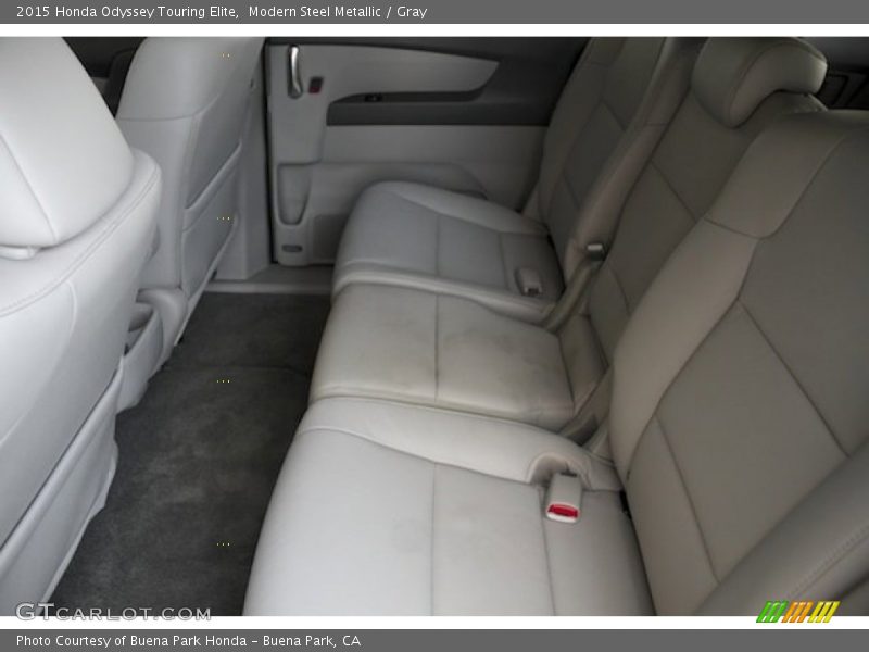 Modern Steel Metallic / Gray 2015 Honda Odyssey Touring Elite