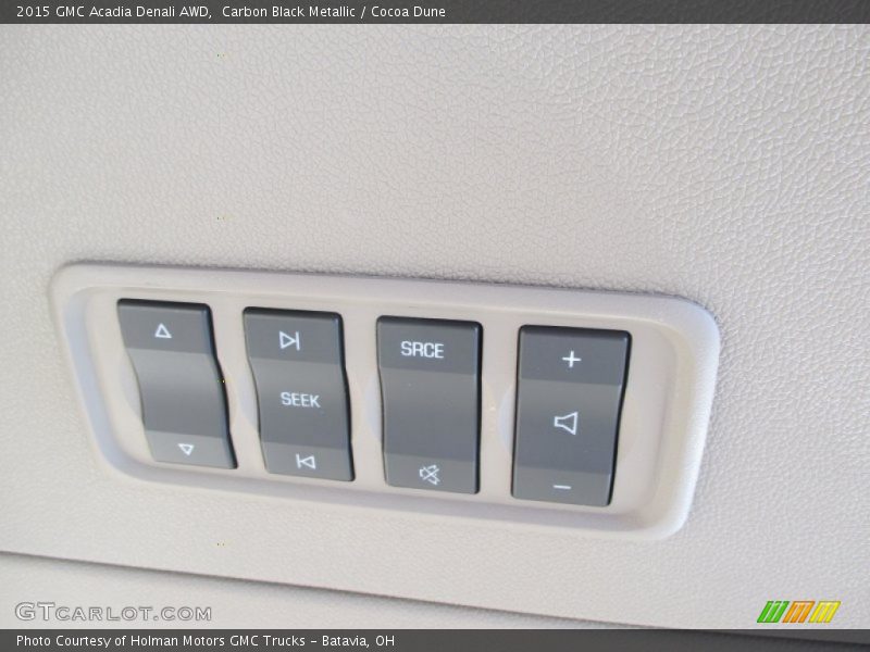 Carbon Black Metallic / Cocoa Dune 2015 GMC Acadia Denali AWD