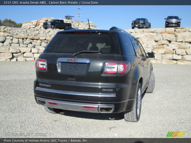 Carbon Black Metallic / Cocoa Dune 2015 GMC Acadia Denali AWD