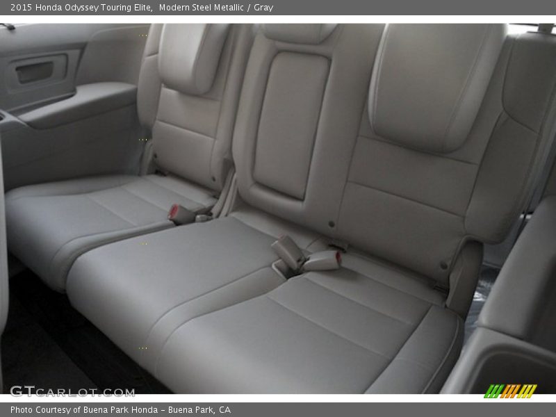 Modern Steel Metallic / Gray 2015 Honda Odyssey Touring Elite