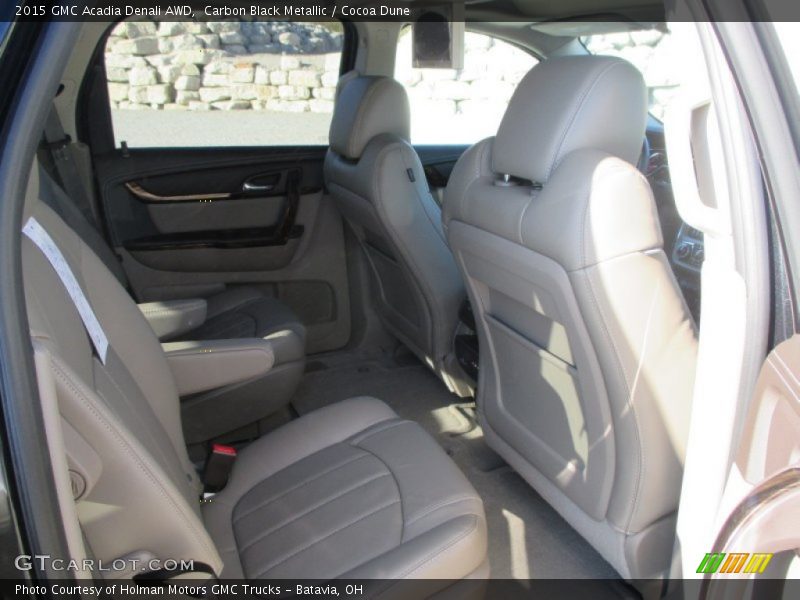 Carbon Black Metallic / Cocoa Dune 2015 GMC Acadia Denali AWD
