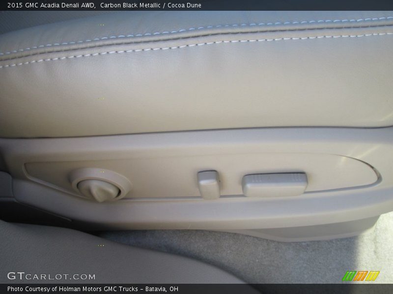Carbon Black Metallic / Cocoa Dune 2015 GMC Acadia Denali AWD