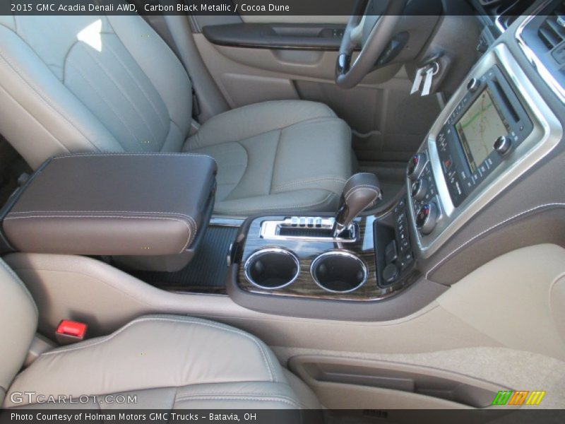 Carbon Black Metallic / Cocoa Dune 2015 GMC Acadia Denali AWD
