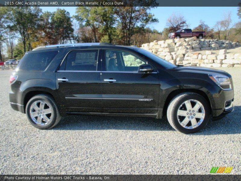 Carbon Black Metallic / Cocoa Dune 2015 GMC Acadia Denali AWD