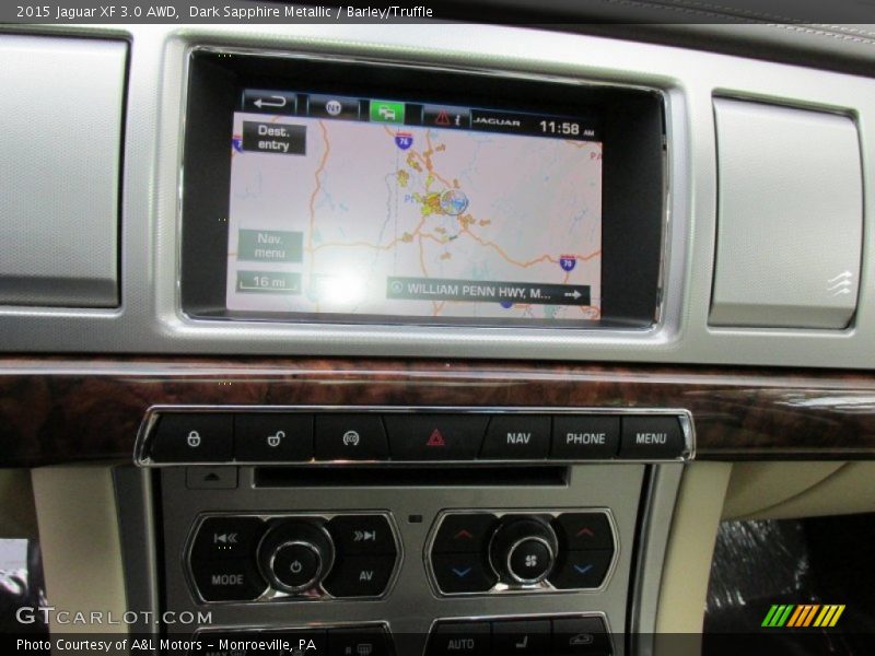 Navigation of 2015 XF 3.0 AWD