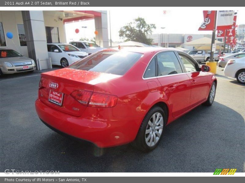 Brilliant Red / Black 2011 Audi A4 2.0T Sedan