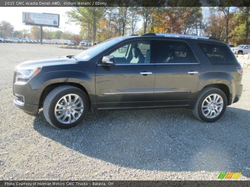 Iridium Metallic / Ebony 2015 GMC Acadia Denali AWD