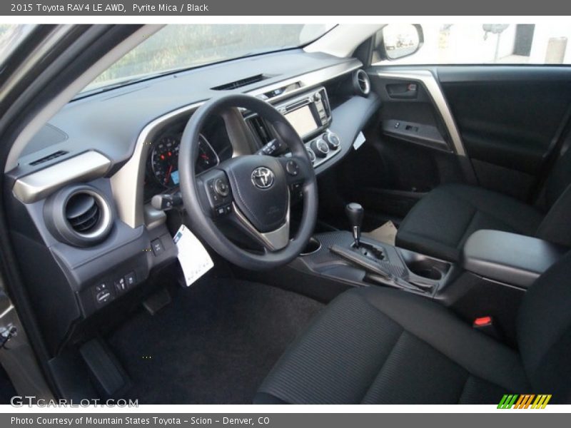 Pyrite Mica / Black 2015 Toyota RAV4 LE AWD