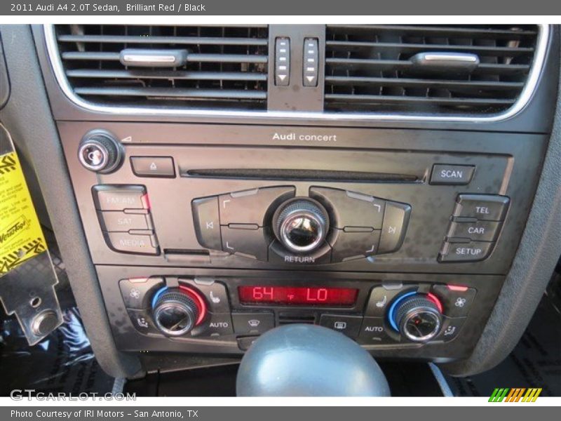 Brilliant Red / Black 2011 Audi A4 2.0T Sedan