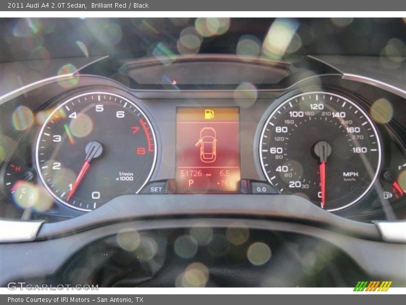 Brilliant Red / Black 2011 Audi A4 2.0T Sedan