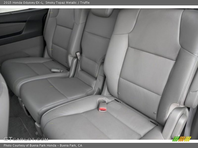 Smoky Topaz Metallic / Truffle 2015 Honda Odyssey EX-L