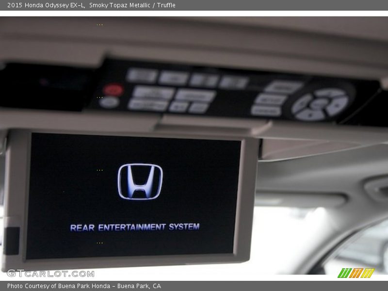 Smoky Topaz Metallic / Truffle 2015 Honda Odyssey EX-L