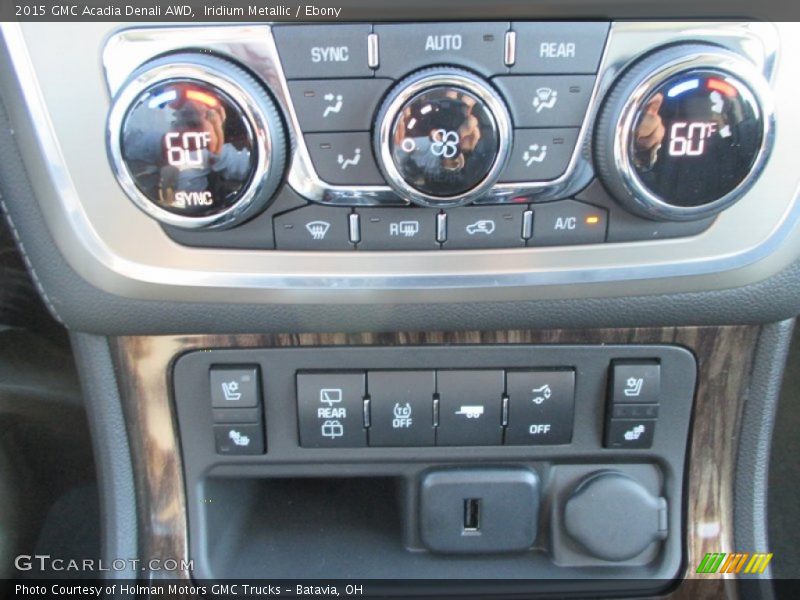 Iridium Metallic / Ebony 2015 GMC Acadia Denali AWD