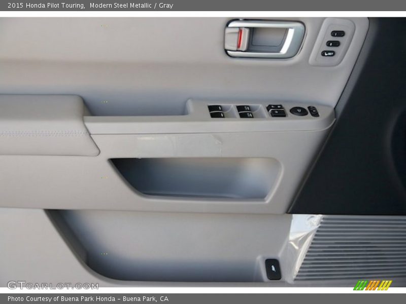 Modern Steel Metallic / Gray 2015 Honda Pilot Touring