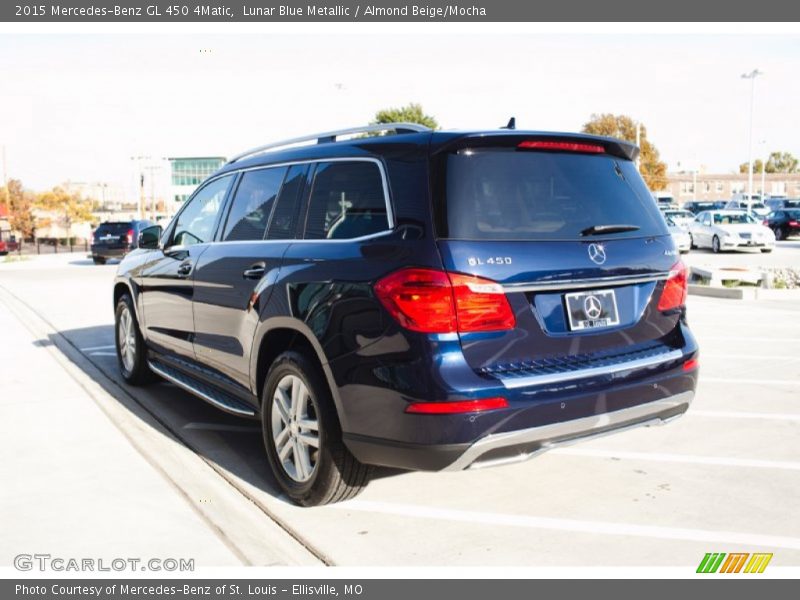 Lunar Blue Metallic / Almond Beige/Mocha 2015 Mercedes-Benz GL 450 4Matic