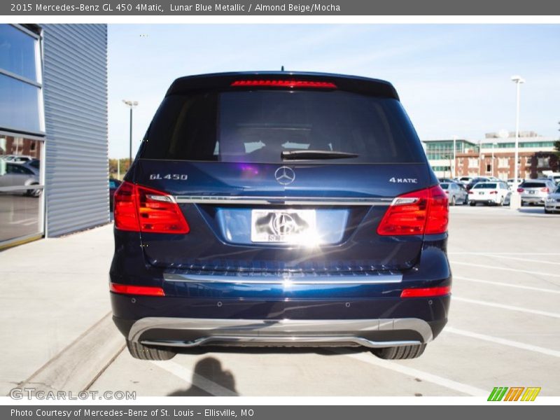 Lunar Blue Metallic / Almond Beige/Mocha 2015 Mercedes-Benz GL 450 4Matic