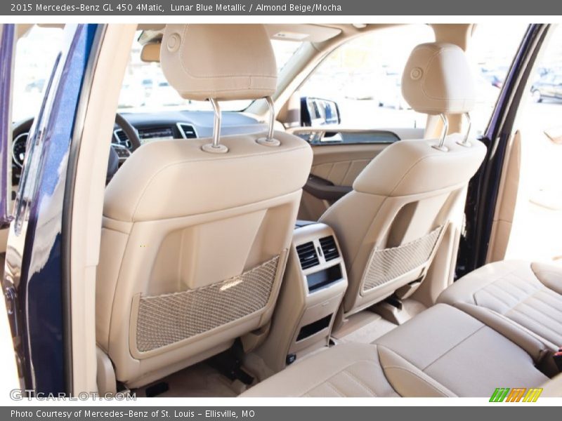 Lunar Blue Metallic / Almond Beige/Mocha 2015 Mercedes-Benz GL 450 4Matic