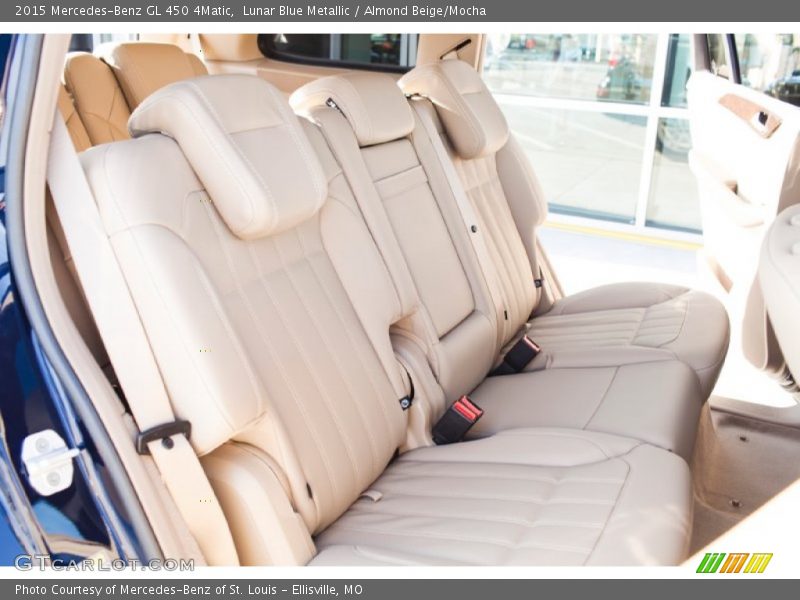 Lunar Blue Metallic / Almond Beige/Mocha 2015 Mercedes-Benz GL 450 4Matic