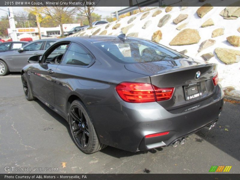 Mineral Grey Metallic / Black 2015 BMW M4 Coupe
