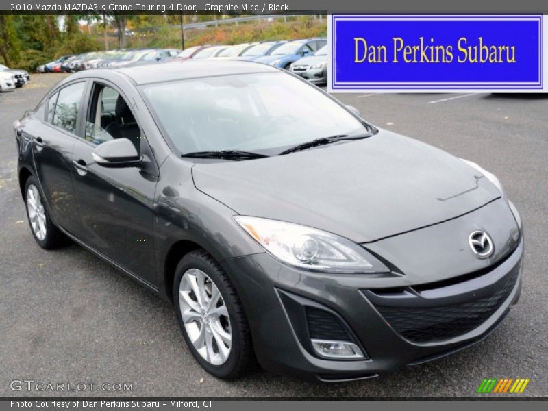 Graphite Mica / Black 2010 Mazda MAZDA3 s Grand Touring 4 Door