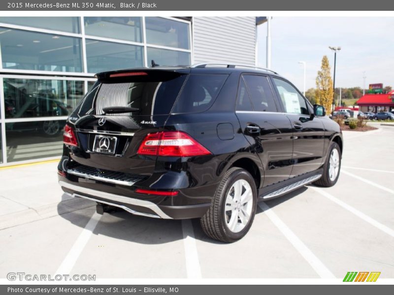 Black / Black 2015 Mercedes-Benz ML 350 4Matic