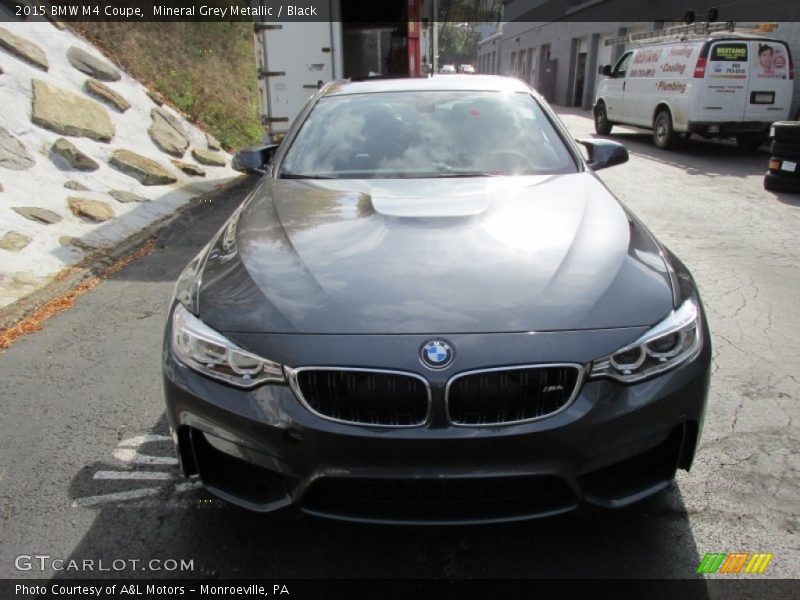 Mineral Grey Metallic / Black 2015 BMW M4 Coupe