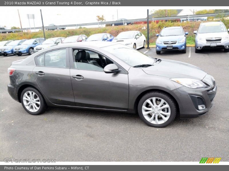 Graphite Mica / Black 2010 Mazda MAZDA3 s Grand Touring 4 Door