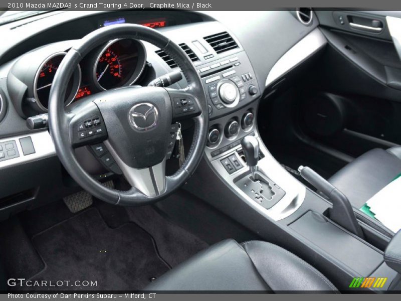Graphite Mica / Black 2010 Mazda MAZDA3 s Grand Touring 4 Door