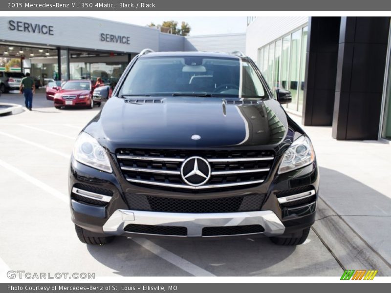 Black / Black 2015 Mercedes-Benz ML 350 4Matic