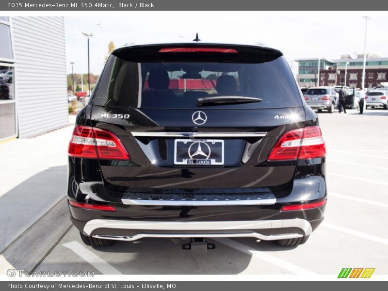 Black / Black 2015 Mercedes-Benz ML 350 4Matic