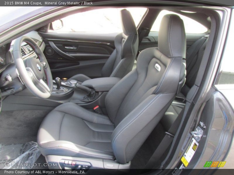 Mineral Grey Metallic / Black 2015 BMW M4 Coupe