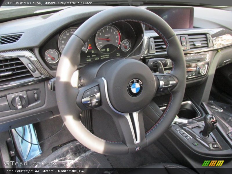 Mineral Grey Metallic / Black 2015 BMW M4 Coupe