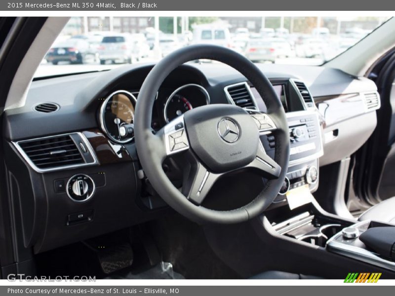 Black / Black 2015 Mercedes-Benz ML 350 4Matic