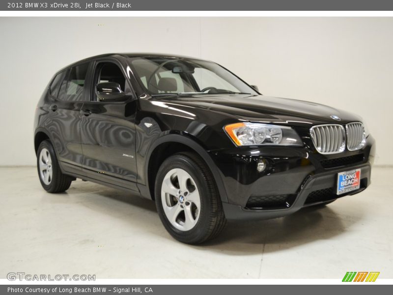 Jet Black / Black 2012 BMW X3 xDrive 28i